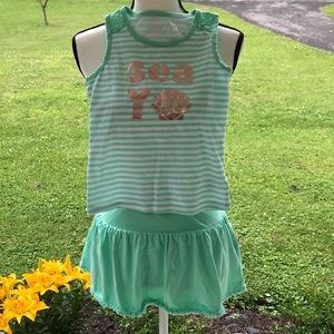 10 Freestyle Girl’s Tank & Skirt Set